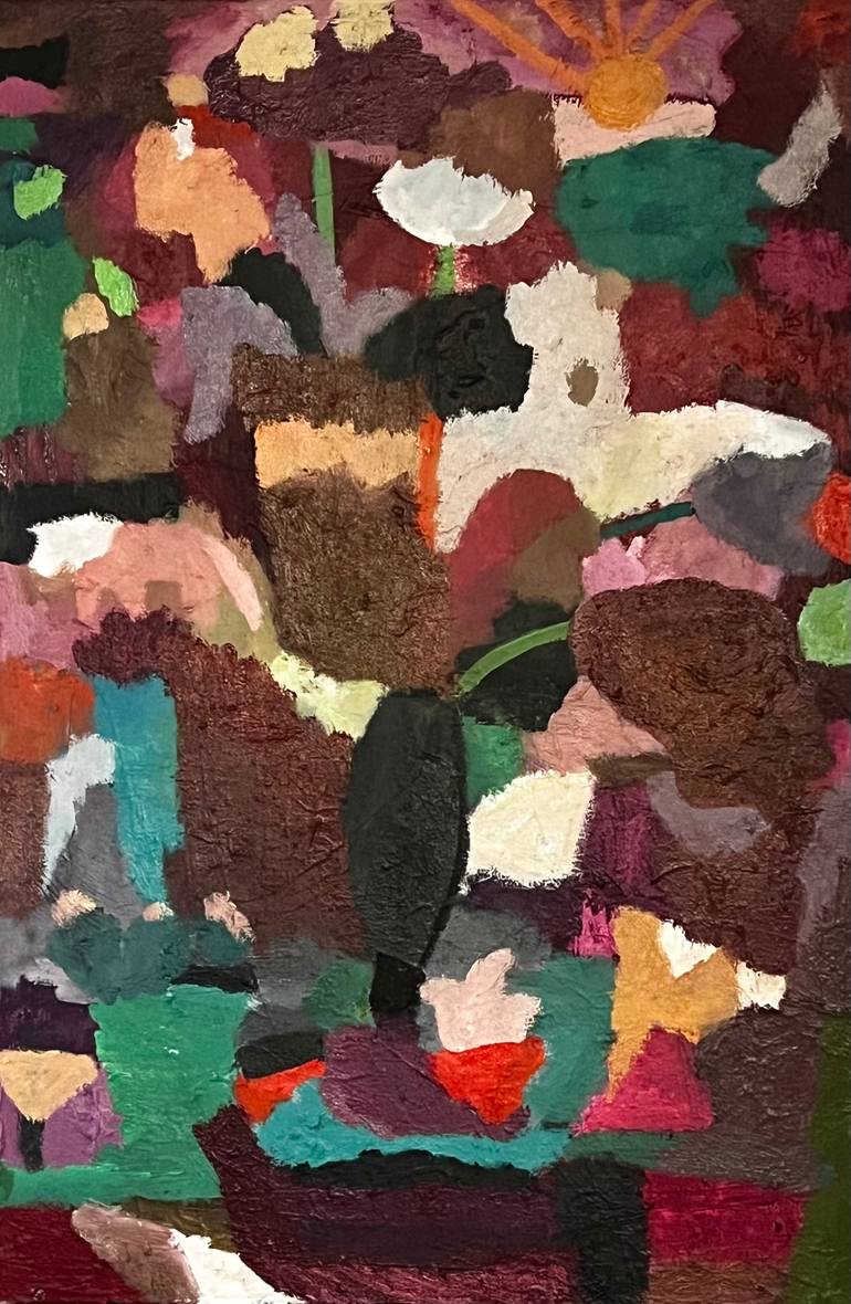 Original Abstract Expressionism Abstract Painting by Marous Artist