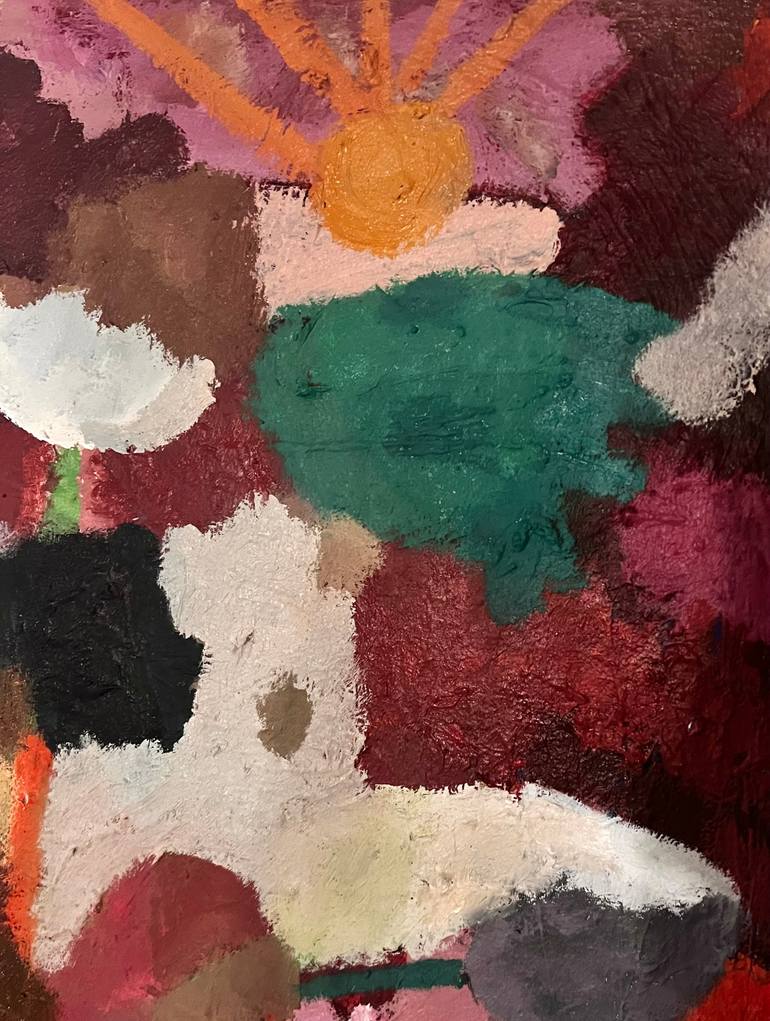 Original Abstract Expressionism Abstract Painting by Marous Artist