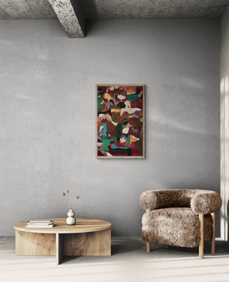 Original Abstract Expressionism Abstract Painting by Marous Artist