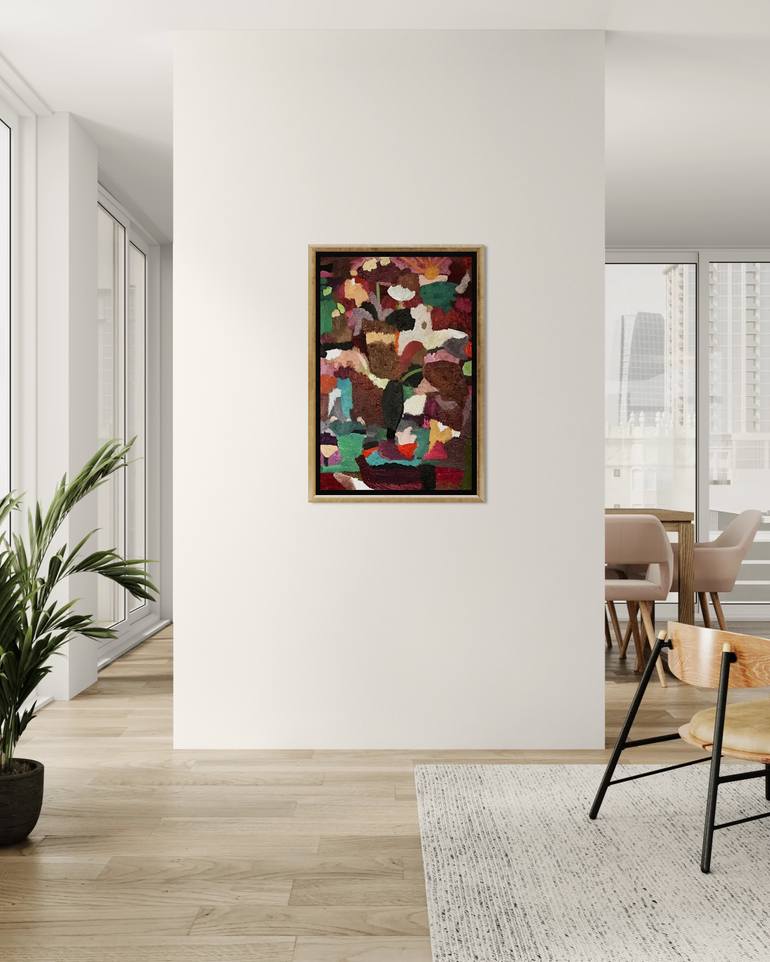 Original Abstract Expressionism Abstract Painting by Marous Artist