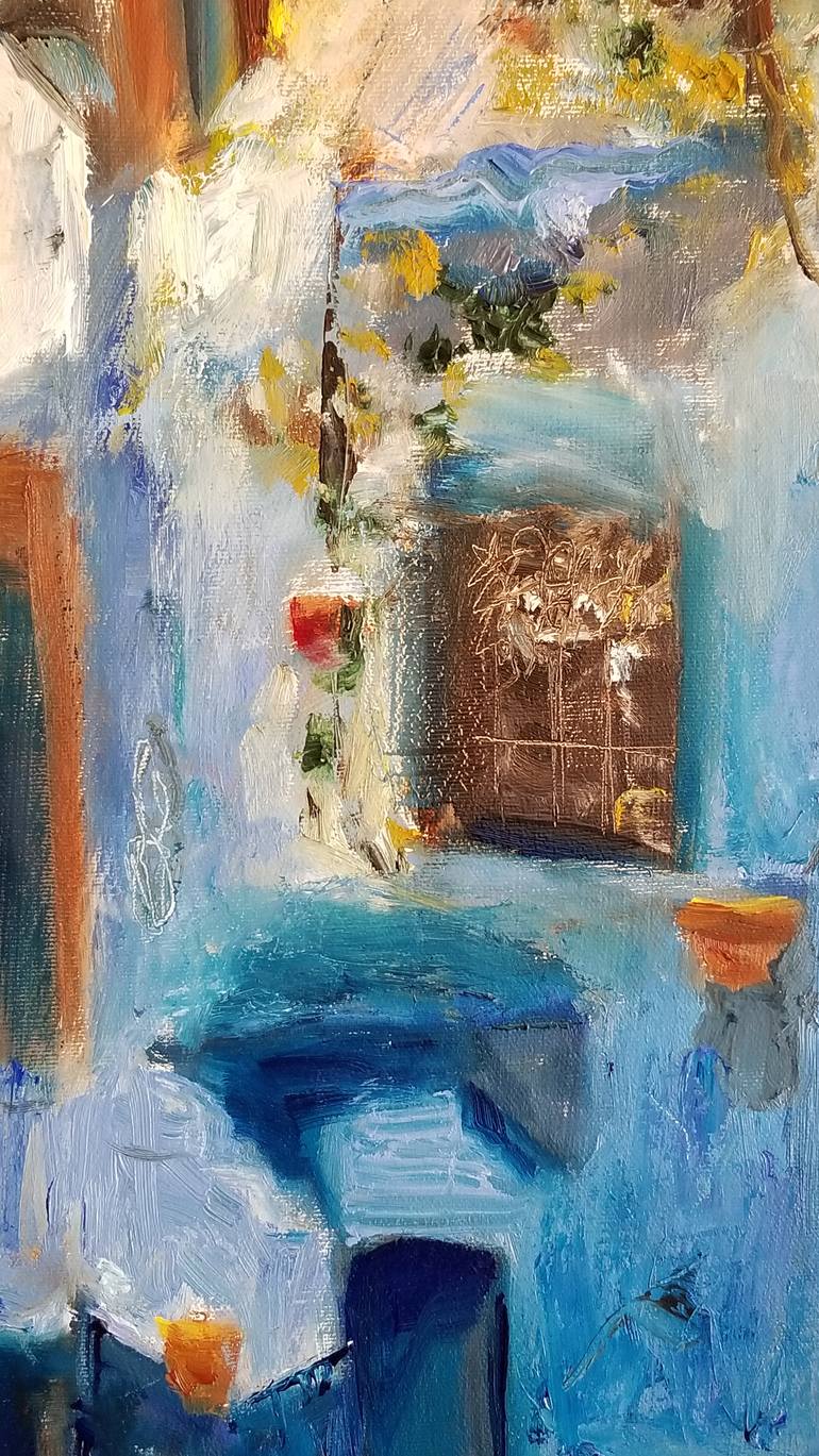 Original Expressionism Cities Painting by Marous Artist