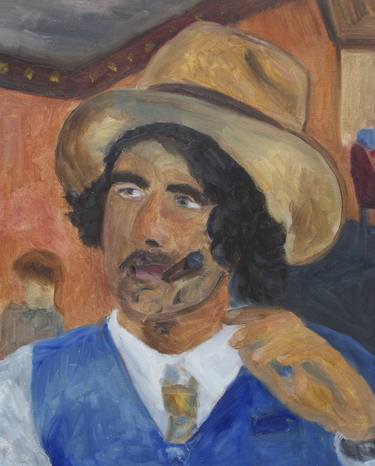 Original Expressionism Portrait Paintings by Marous Artist