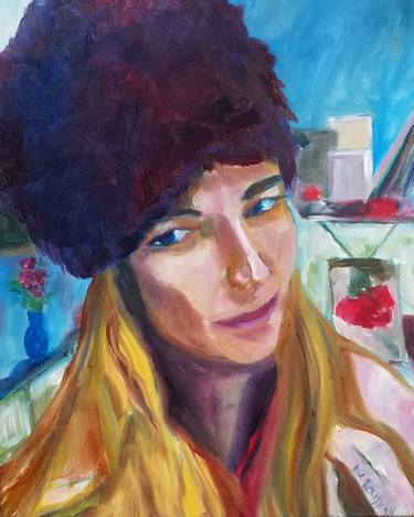 Original Expressionism Portrait Paintings by Marous Artist