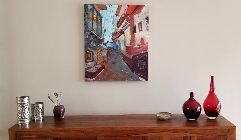 Original Expressionism Travel Painting by Marous  Artist