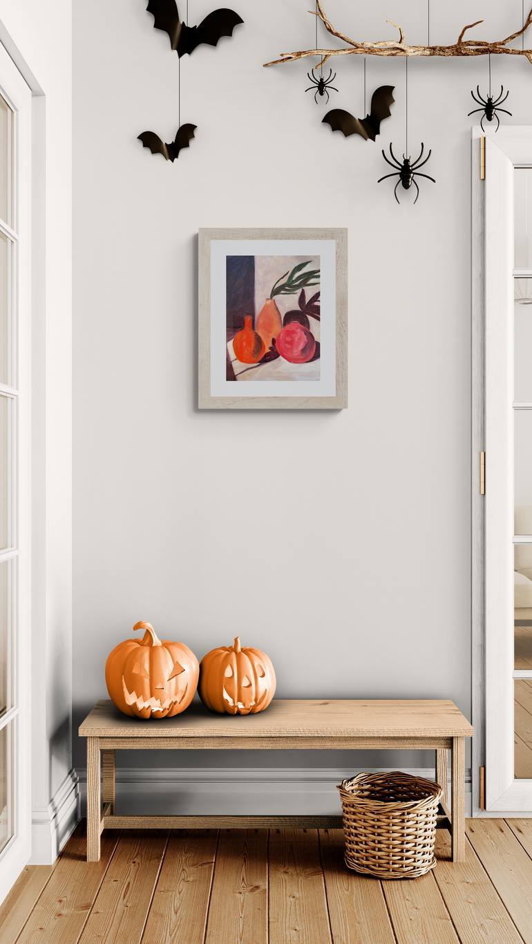 Original Art Deco Still Life Painting by Marous Artist