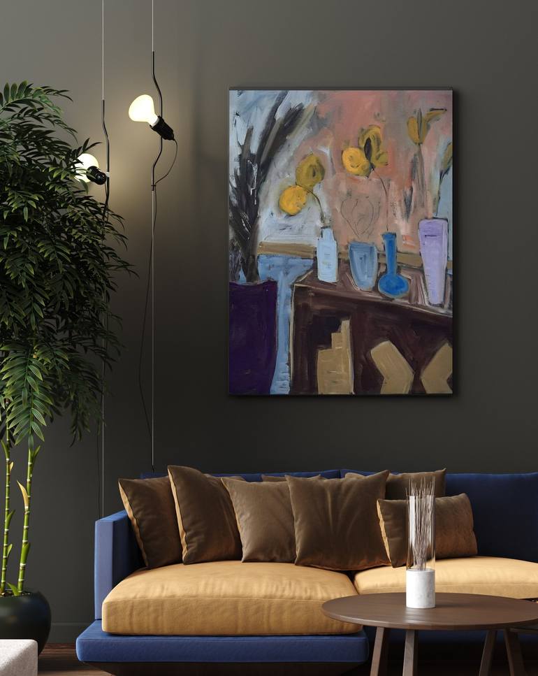 Original Modern Home Painting by Marous  Artist