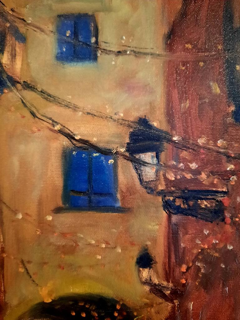 Original Expressionism Places Painting by Marous  Artist