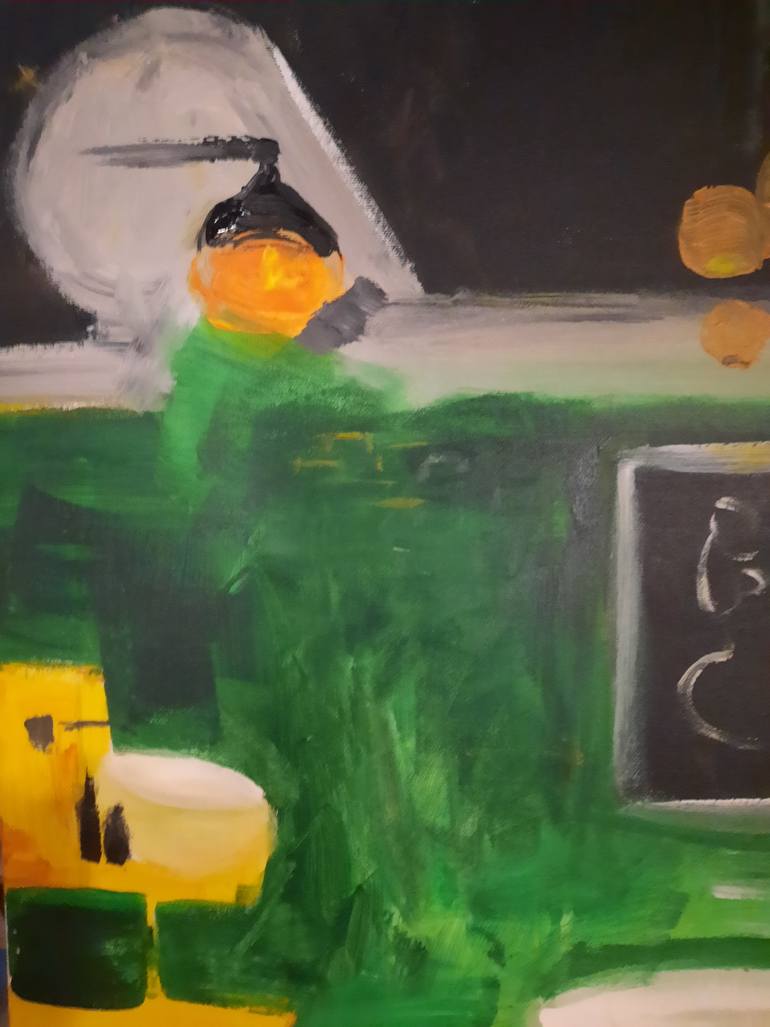 Original Abstract Expressionism Home Painting by Marous Artist