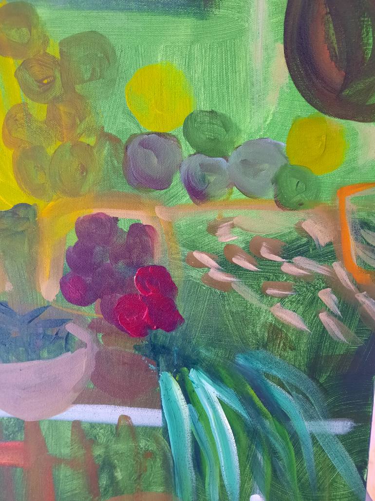 Original Abstract Expressionism Abstract Painting by Marous Artist