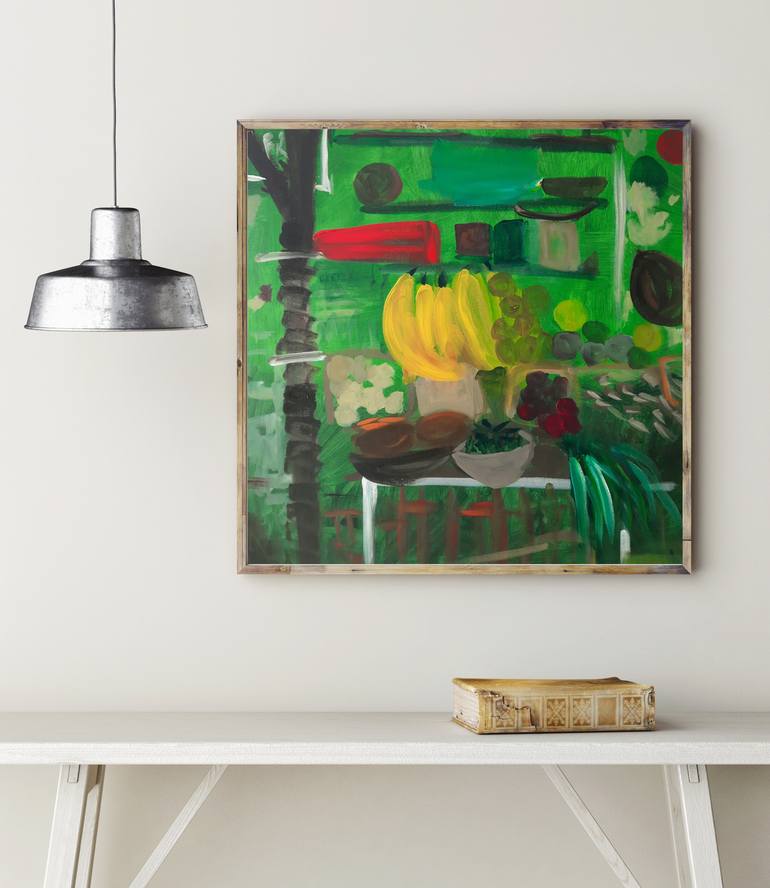 Original Abstract Expressionism Abstract Painting by Marous Artist