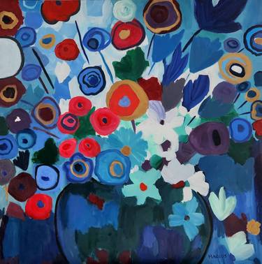 Print of Abstract Floral Paintings by Marous Artist