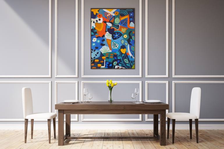 Original Expressionism Abstract Painting by Marous Artist