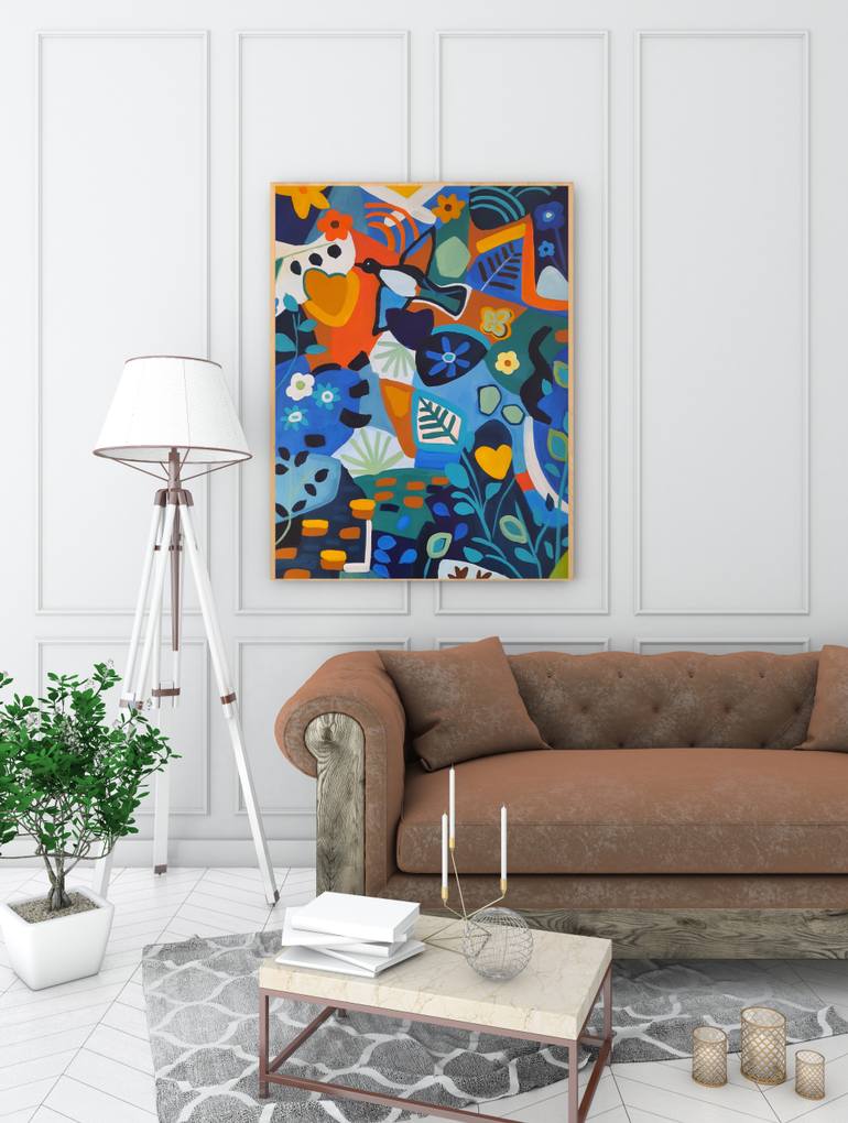 Original Expressionism Abstract Painting by Marous Artist