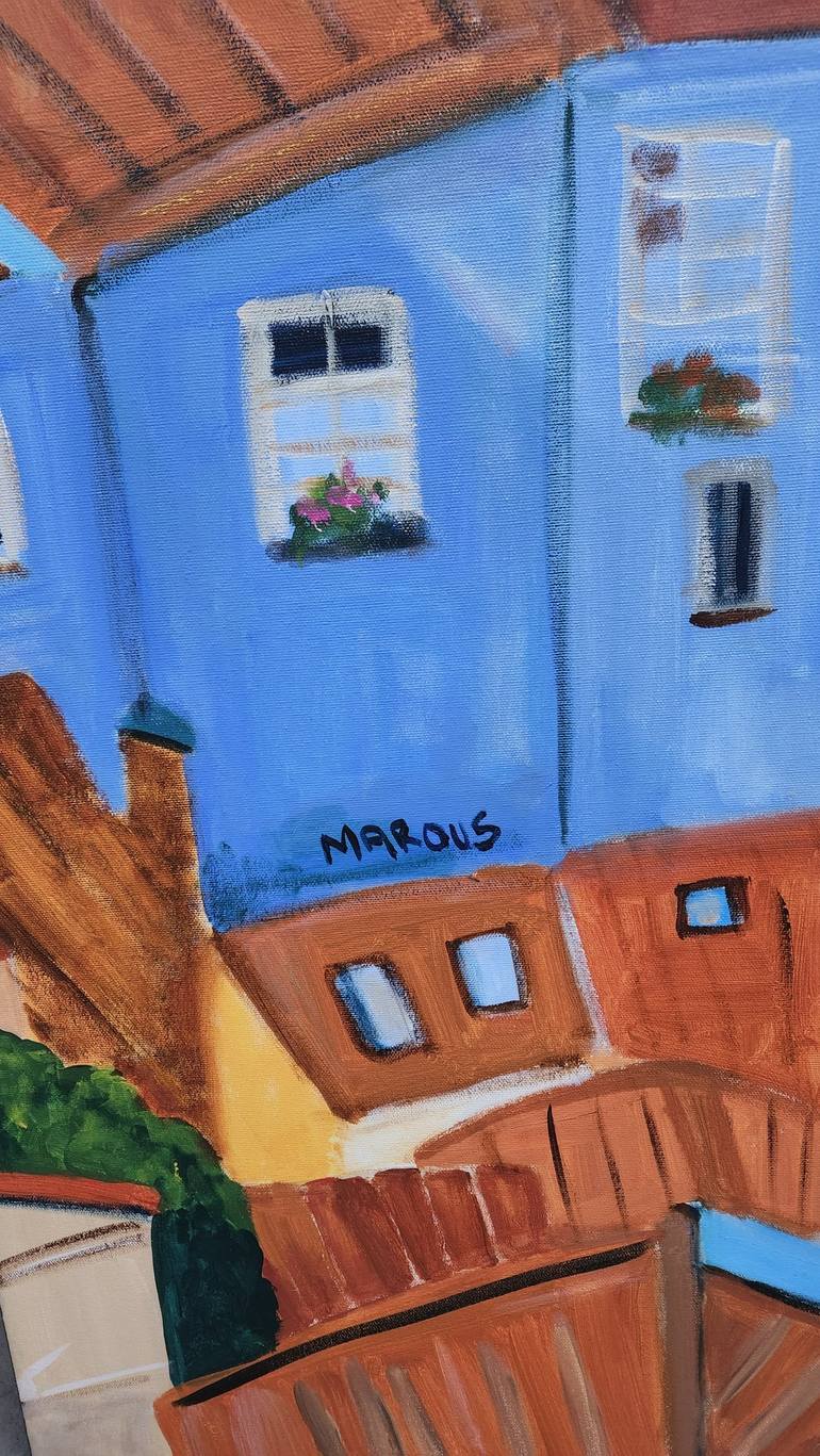Original Expressionism Landscape Painting by Marous  Artist