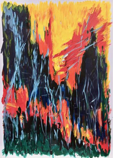 Original Abstract Expressionism Abstract Paintings by marcel klever