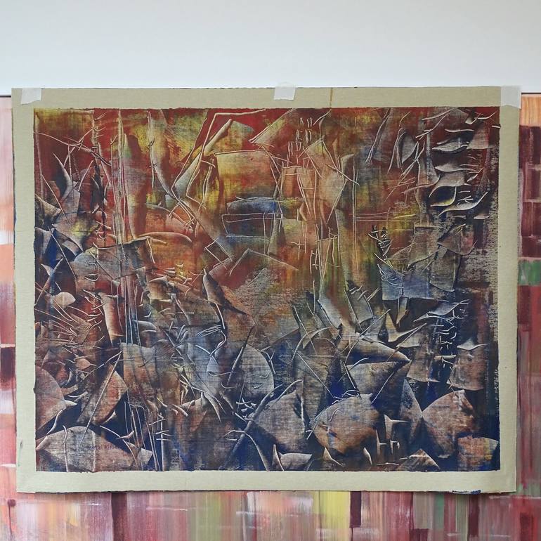 Original Abstract Painting by marcel klever