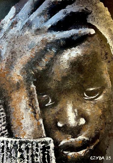 Original Expressionism People Painting by Stephane Czyba