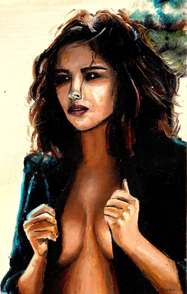 Original Figurative Women Paintings by Stephane CZYBA