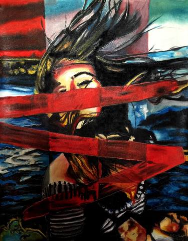 Original Pop Art Women Paintings by Stephane CZYBA