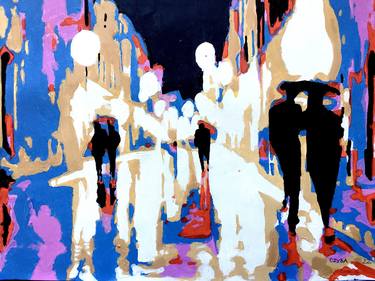 Print of Expressionism Cities Paintings by Stephane CZYBA