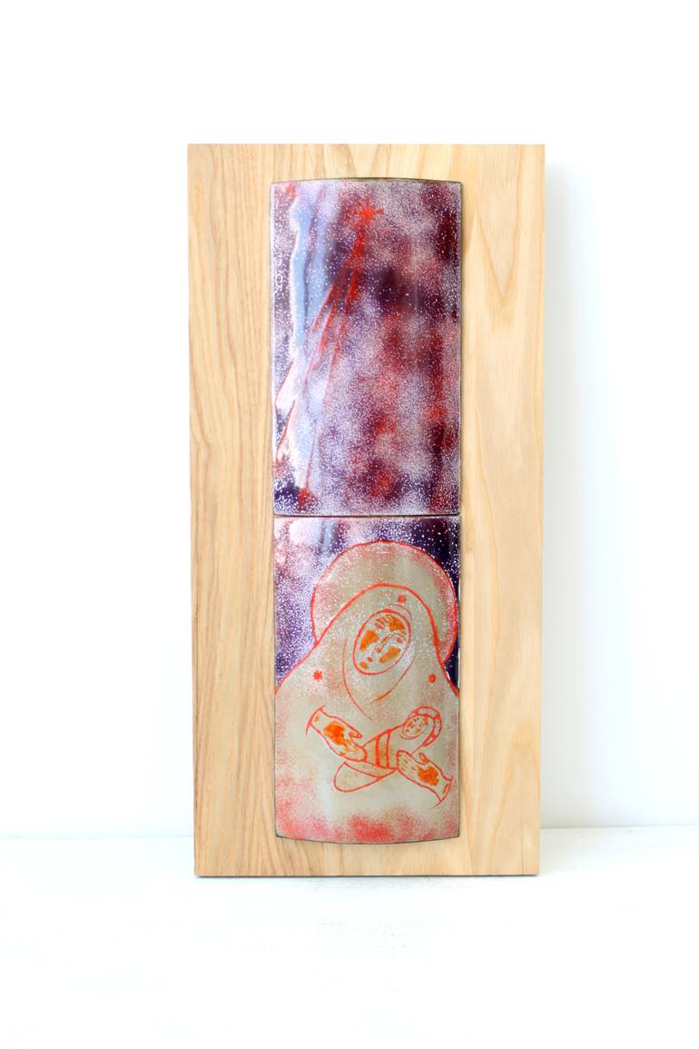 Original Abstract Religion Painting by Mariia Pavelko