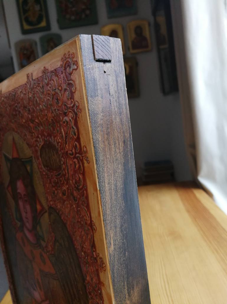 Original Minimalism Religion Painting by Mariia Pavelko