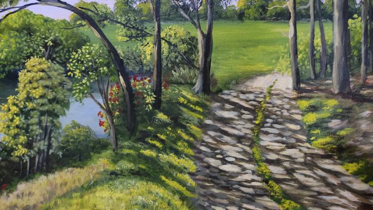 Original Realism Landscape Painting by Alex Carvalho