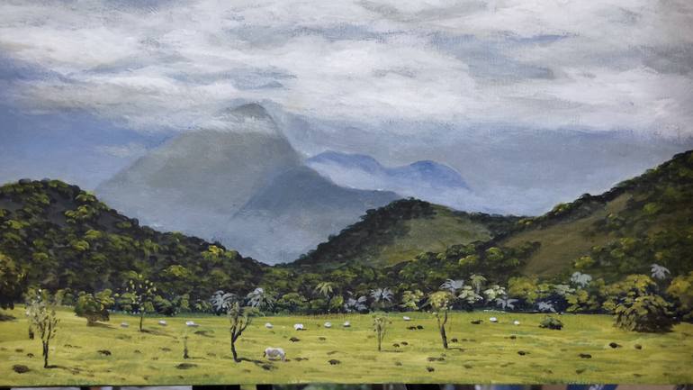 Original Contemporary Landscape Painting by Alex Carvalho