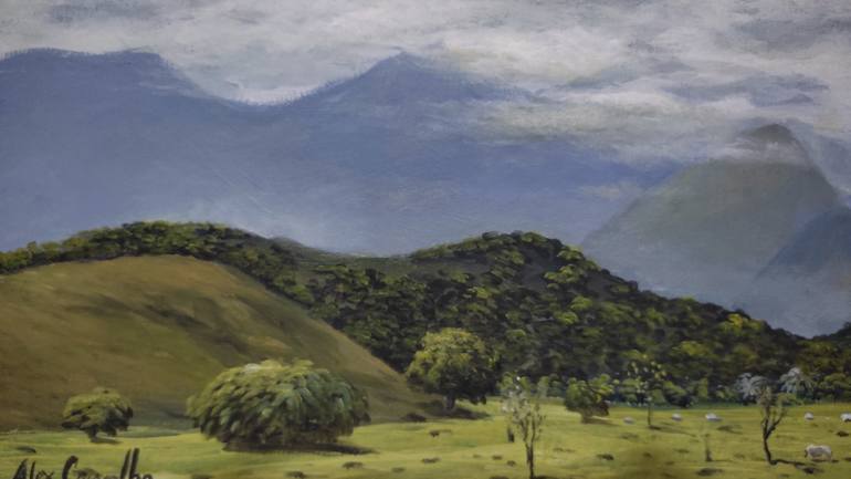 Original Contemporary Landscape Painting by Alex Carvalho
