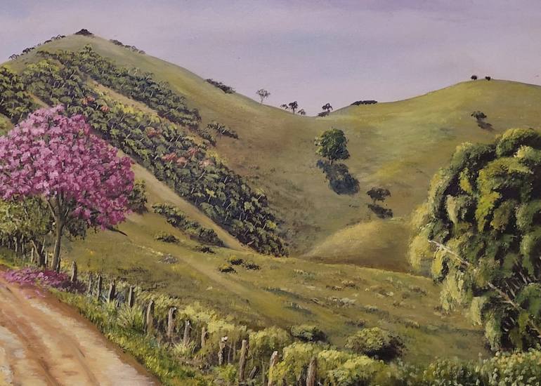 Original Contemporary Landscape Painting by Alex Carvalho