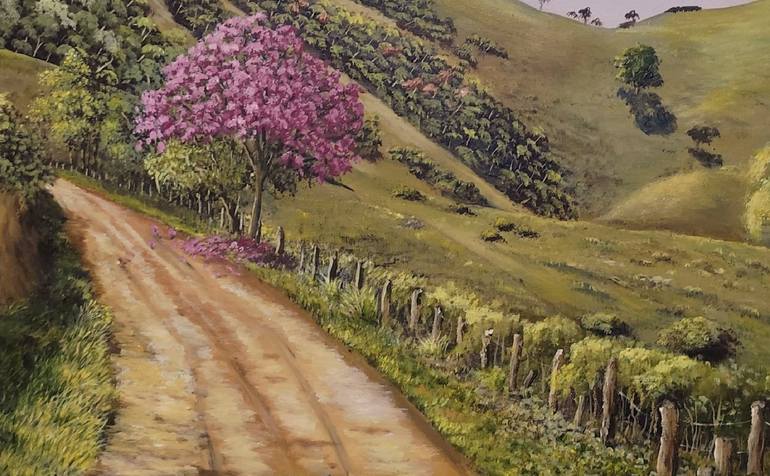 Original Contemporary Landscape Painting by Alex Carvalho