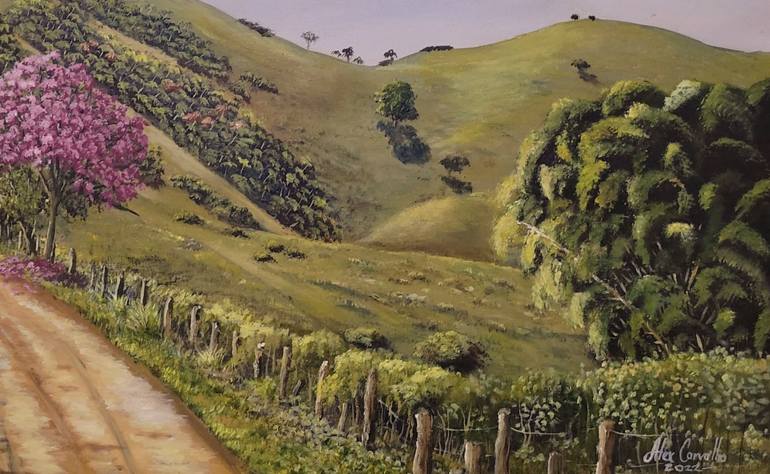 Original Contemporary Landscape Painting by Alex Carvalho