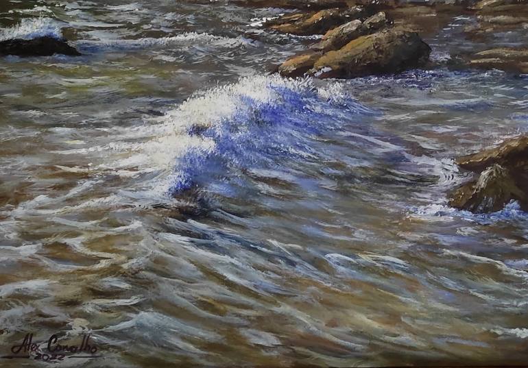 Original Contemporary Landscape Painting by Alex Carvalho