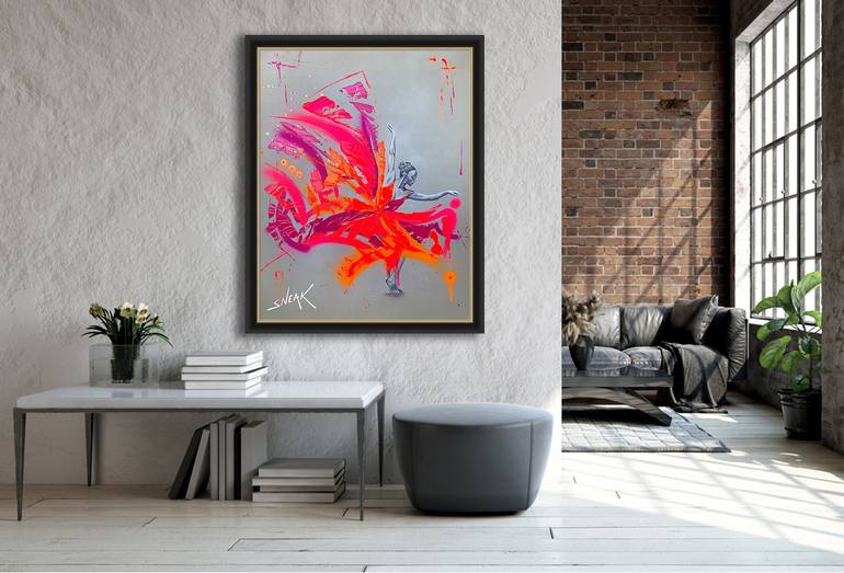 Original Abstract Women Painting by SNEAK Pulley