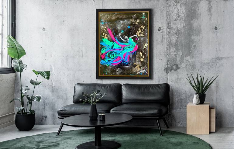 Original Abstract Women Painting by SNEAK Pulley