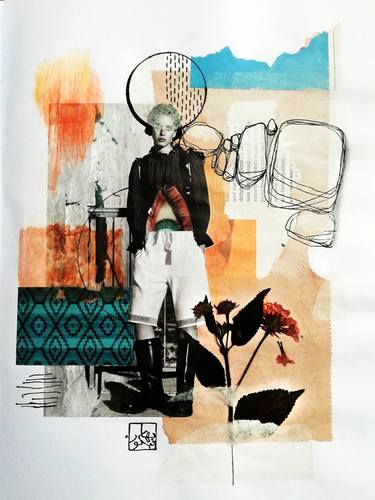 Print of Illustration Abstract Collage by bahare hamidekerdar