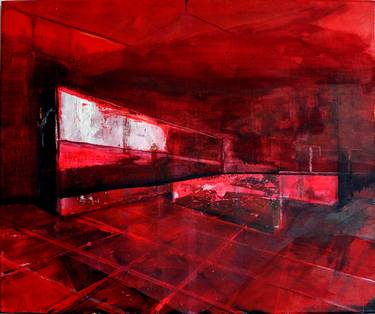 Original Abstract Expressionism Architecture Paintings by paolo bandinu