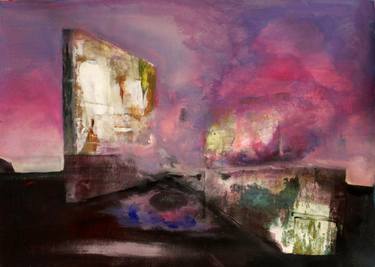 Original Expressionism Landscape Paintings by paolo bandinu