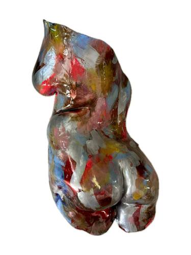 Original Abstract Expressionism Body Sculpture by Coline Rohart