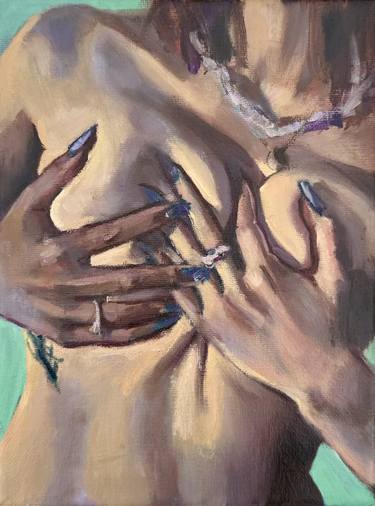 Original Figurative Body Painting by Coline Rohart