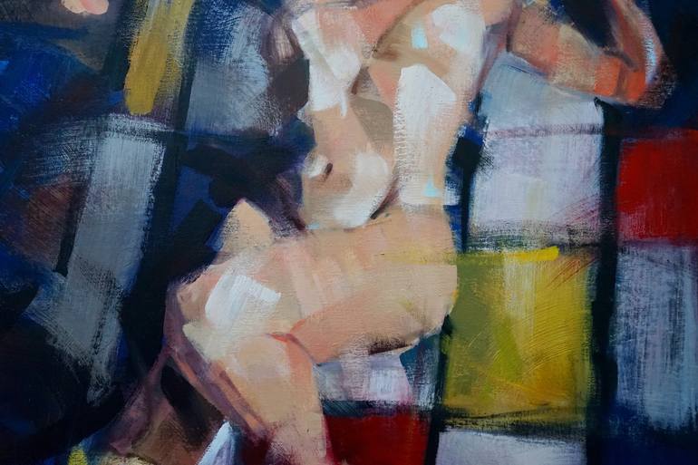 Original Nude Painting by Coline Rohart