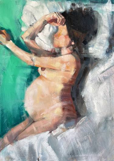 Original Nude Paintings by Coline Rohart