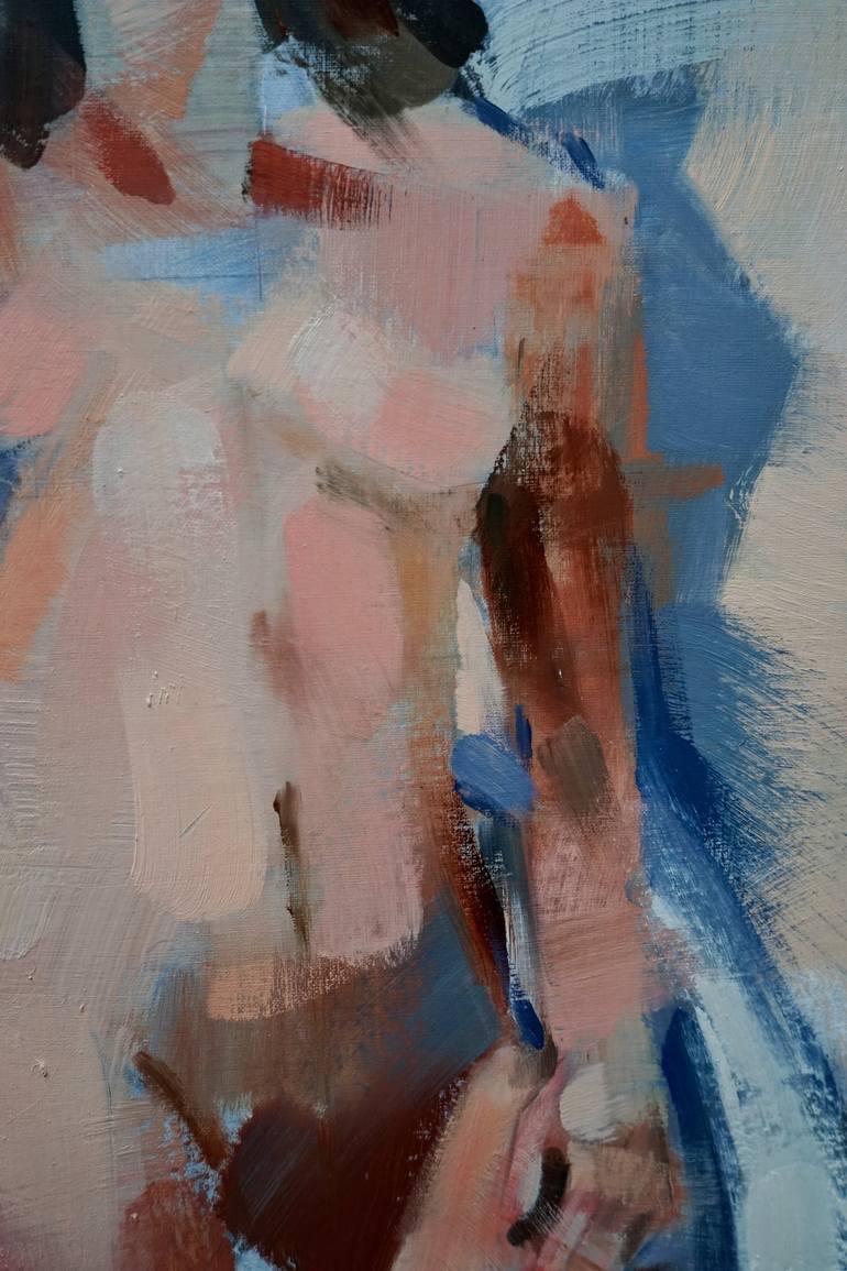 Original Nude Painting by Coline Rohart