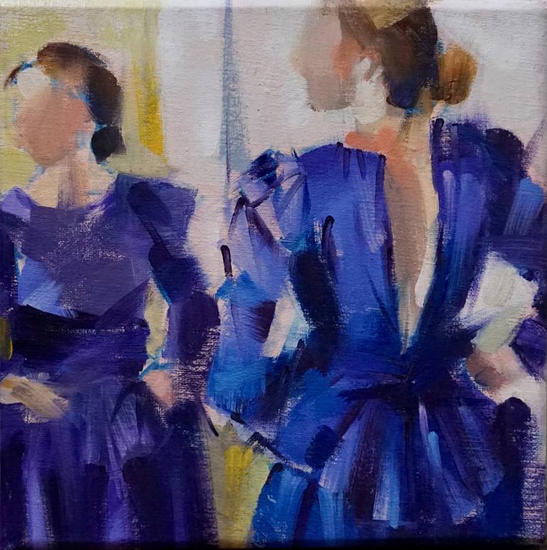 Original Women Painting by Coline Rohart