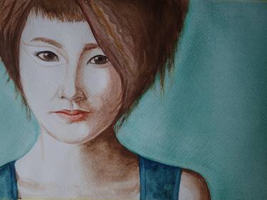 Print of Portraiture Women Paintings by MIMI SEGINA