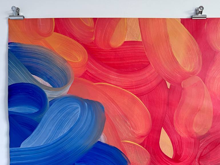 Original Abstract Nature Painting by Andreas Kuhn