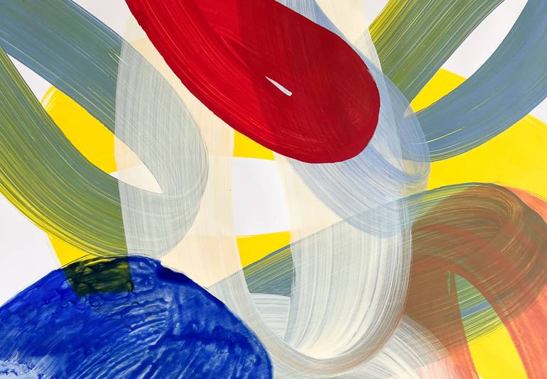 Original Abstract Expressionism Abstract Painting by Andreas Kuhn