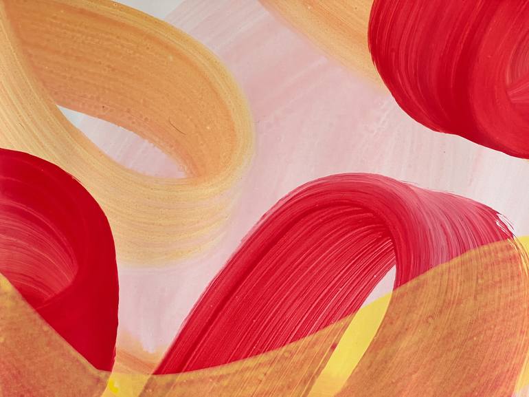 Original Abstract Expressionism Abstract Painting by Andreas Kuhn