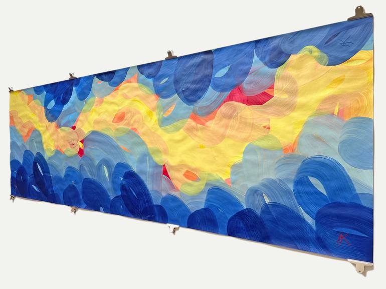 Original Abstract Nature Painting by Andreas Kuhn