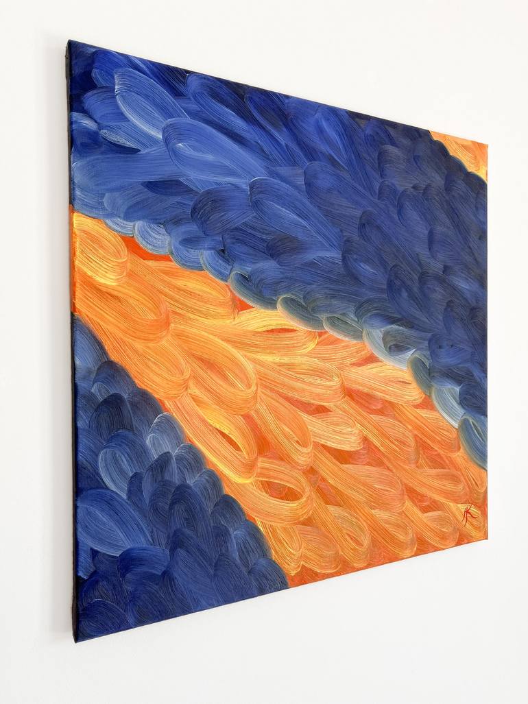 Original Abstract Nature Painting by Andreas Kuhn